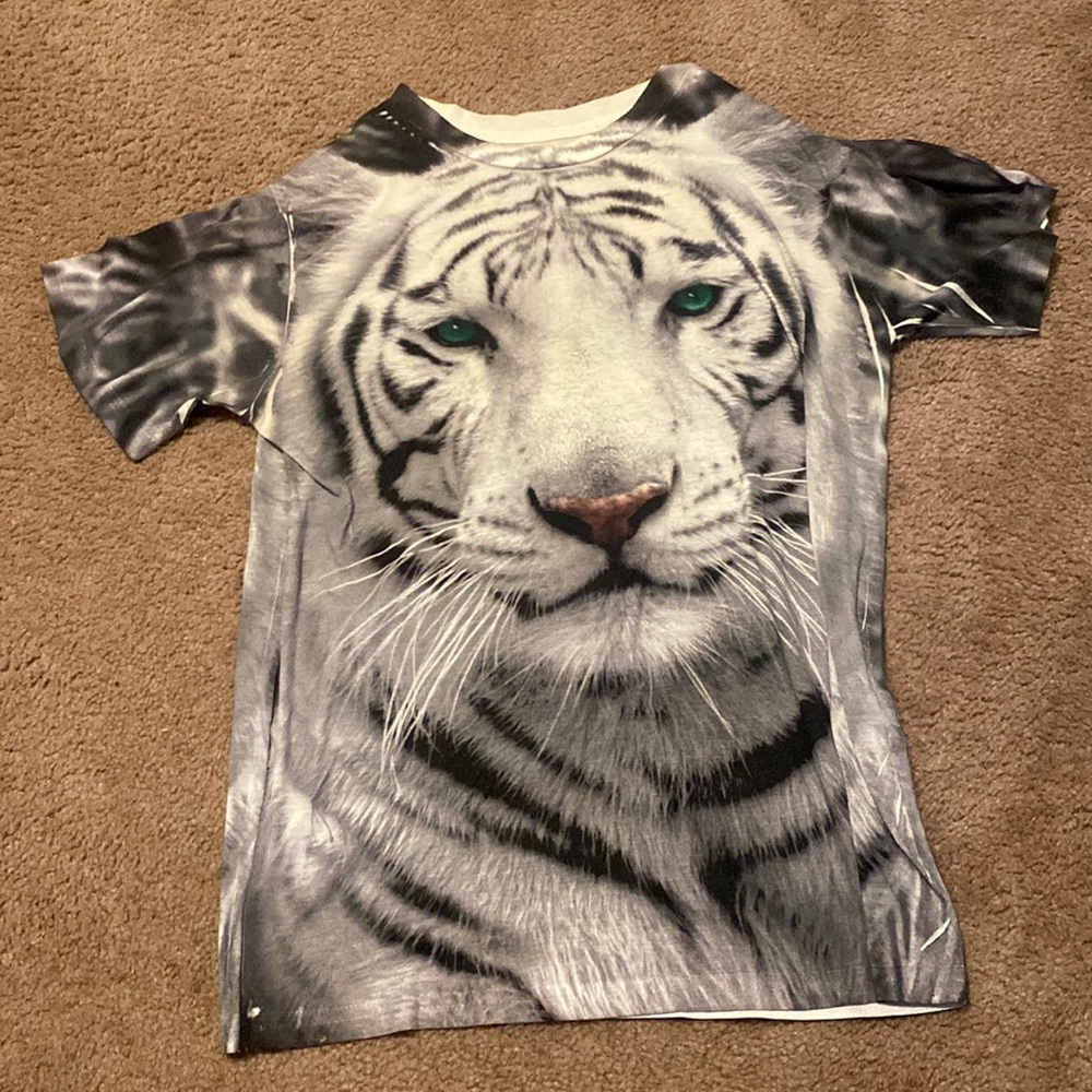 White Tiger Graphic Tee